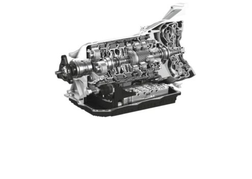 ZF 8 Gang PKW_Automatikgetriebe Schnittmodell eines automatisierten ZF-Nutzfahrzeuggetriebes