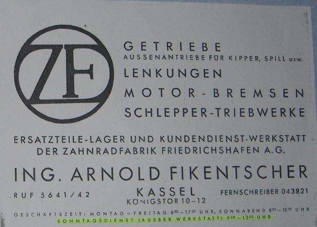 Fikentscher GmbH - Geschichte